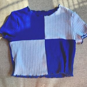 Multicolored crop top